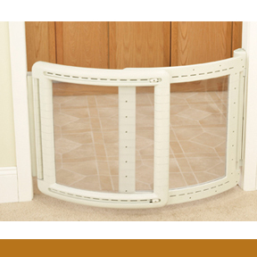 curved baby gate