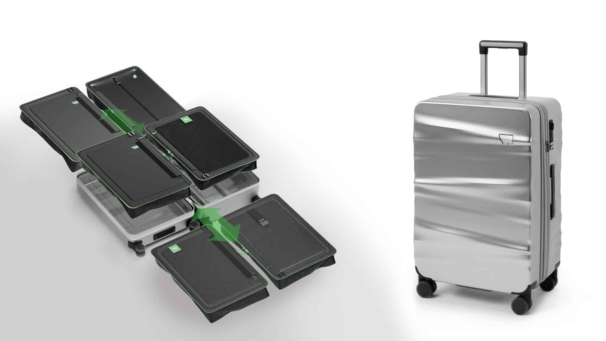 “Flex Go” removable modular interior suitcase - Industrial Designers ...